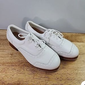 Bloch Jason Samuel White Tap Shoes (Men 7/Women 9)
